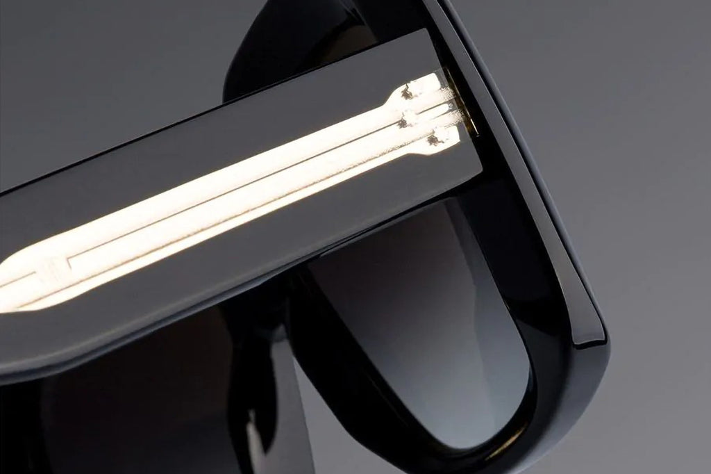 Cutler and Gross - 9891 Sunglasses Black on Crystal