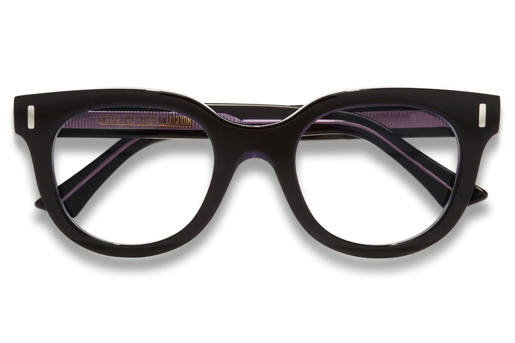 Cutler & Gross - 1304 Eyeglasses Purple on Black