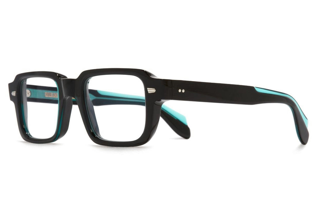 Cutler & Gross - 1393 Eyeglasses Teal on Black