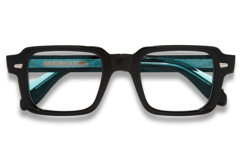 Cutler & Gross - 1393 Eyeglasses Teal on Black