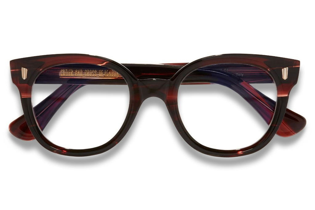 Cutler & Gross - 9298 Eyeglasses Striped Brown Havana