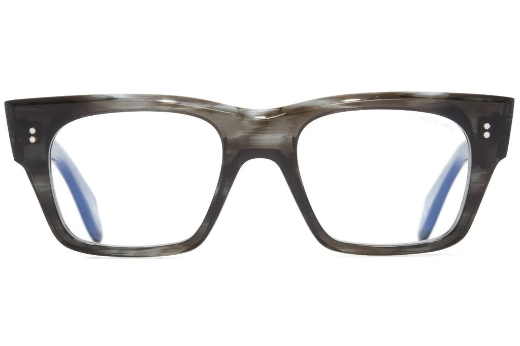 Cutler & Gross - 9690 Eyeglasses Striped Green Crystal