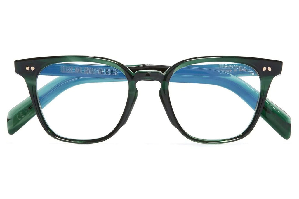 Cutler & Gross - GR05 Eyeglasses Striped Dark Green