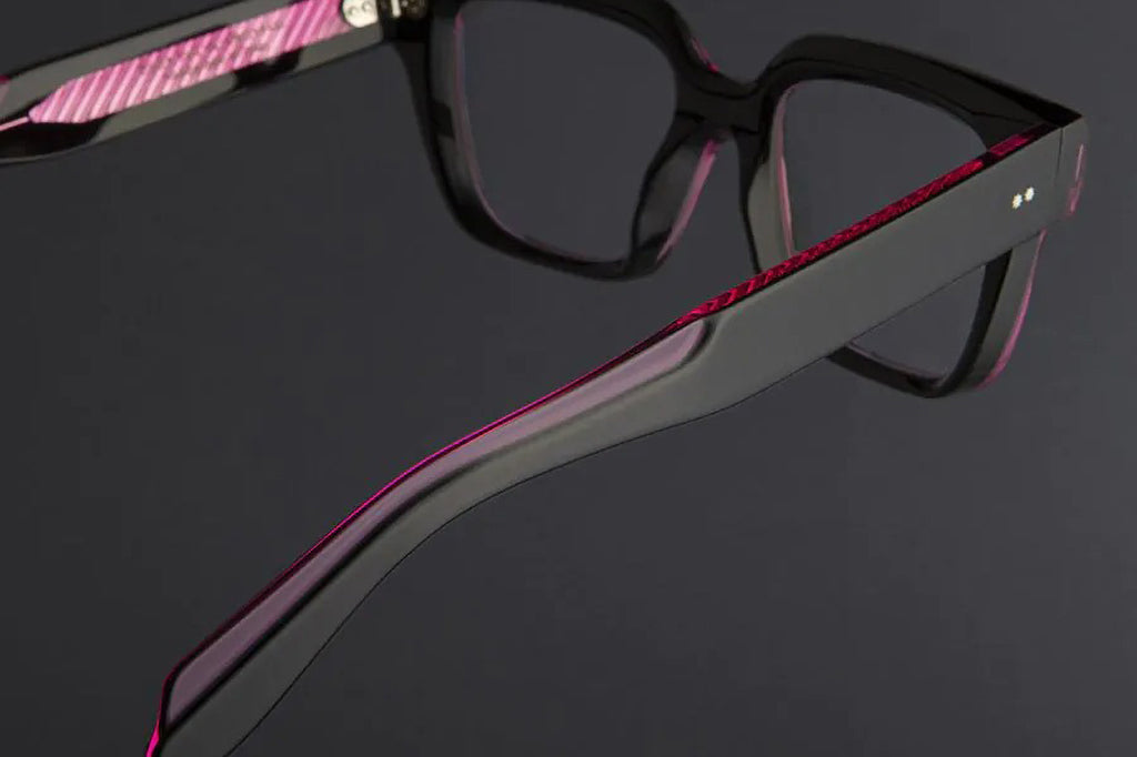 Cutler & Gross - 9347 Eyeglasses Pink on Black