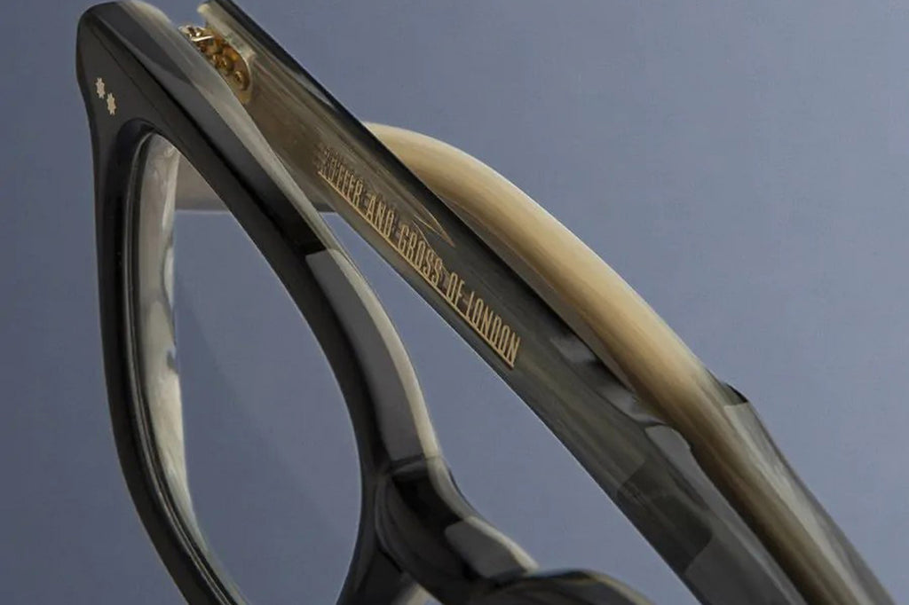 Cutler & Gross - GR05 Eyeglasses Black on Horn