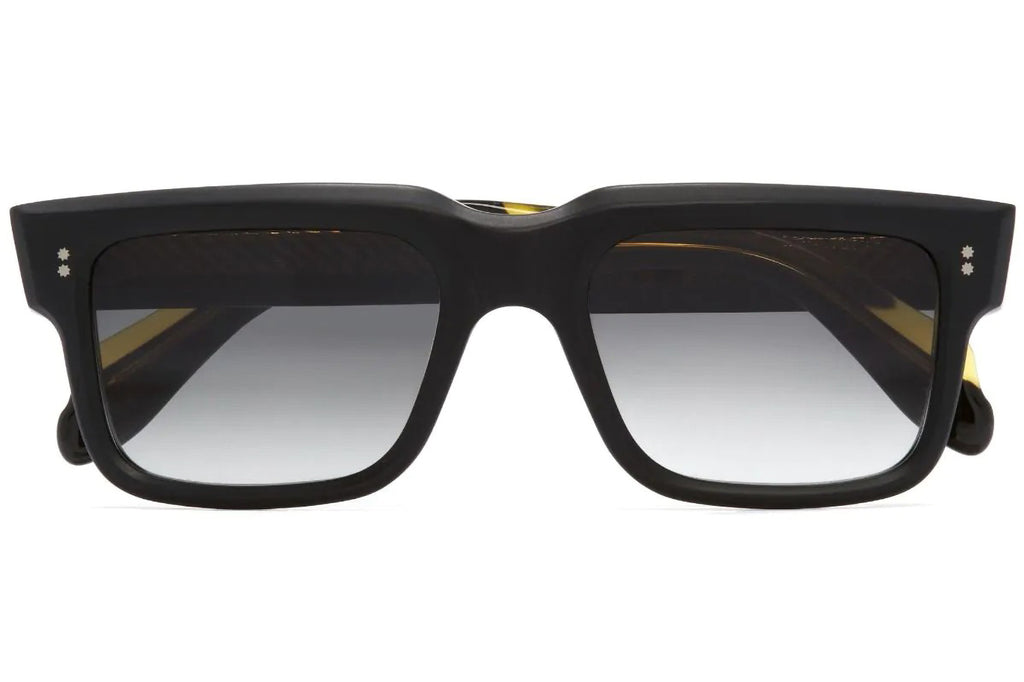 Cutler and Gross - 1403 Sunglasses Black Matte on Shiny Yellow