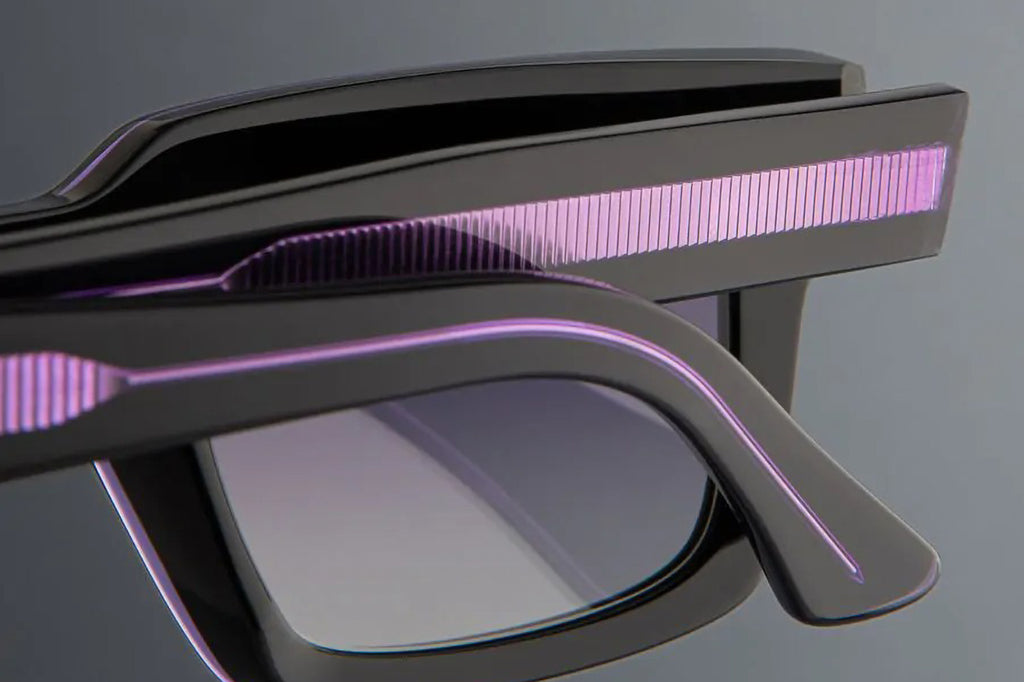 Cutler & Gross - 1386 Sunglasses Purple on Black