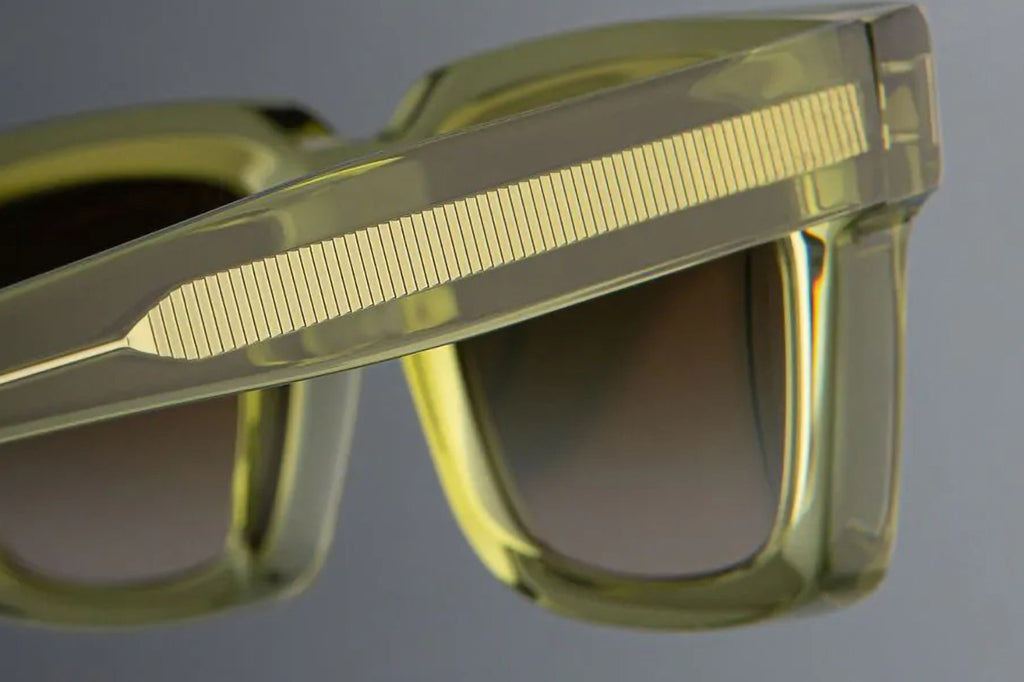 Cutler & Gross - 1386 Sunglasses Crystal Olive Green