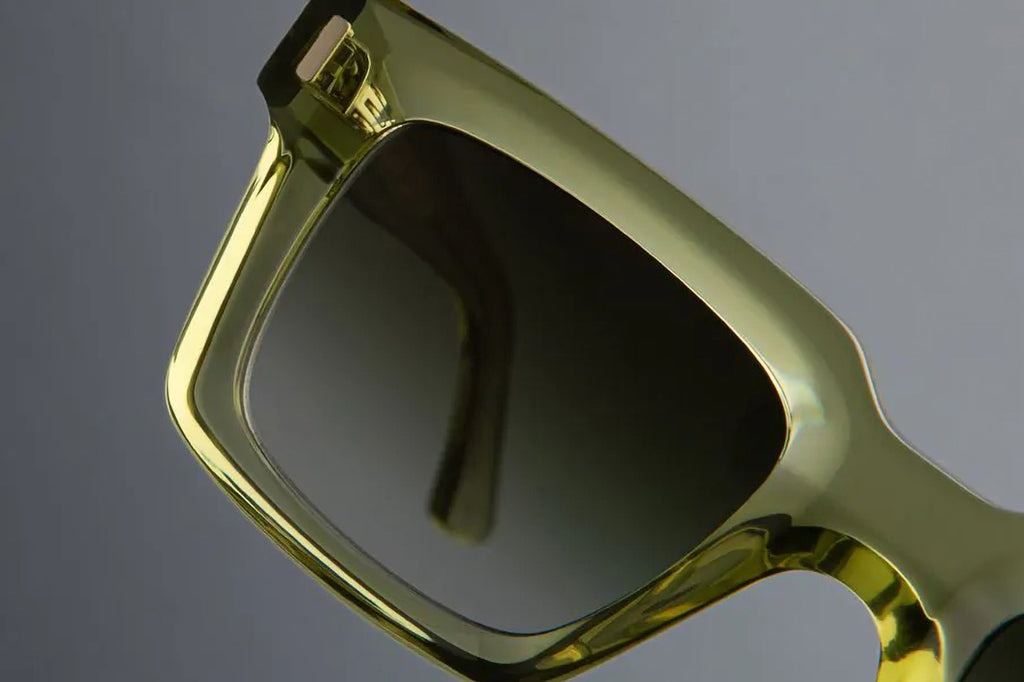 Cutler & Gross - 1386 Sunglasses Crystal Olive Green