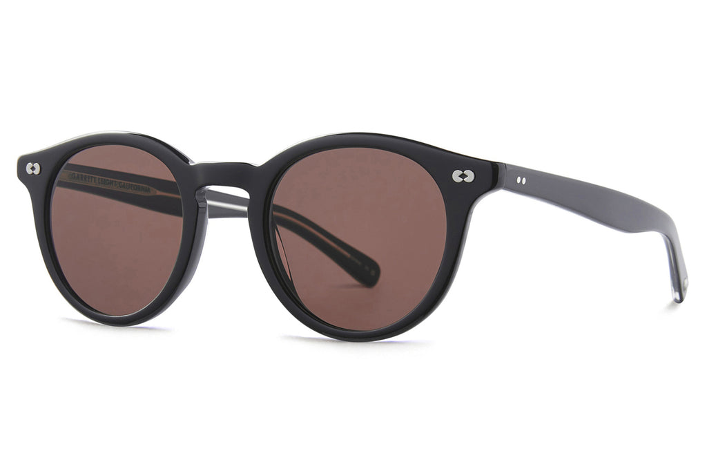 Garrett Leight - Clune X Sunglasses Black with Pure Rosewood Lenses