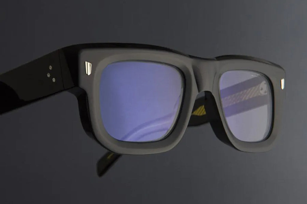 Cutler & Gross - 1402 Eyeglasses Black on Yellow