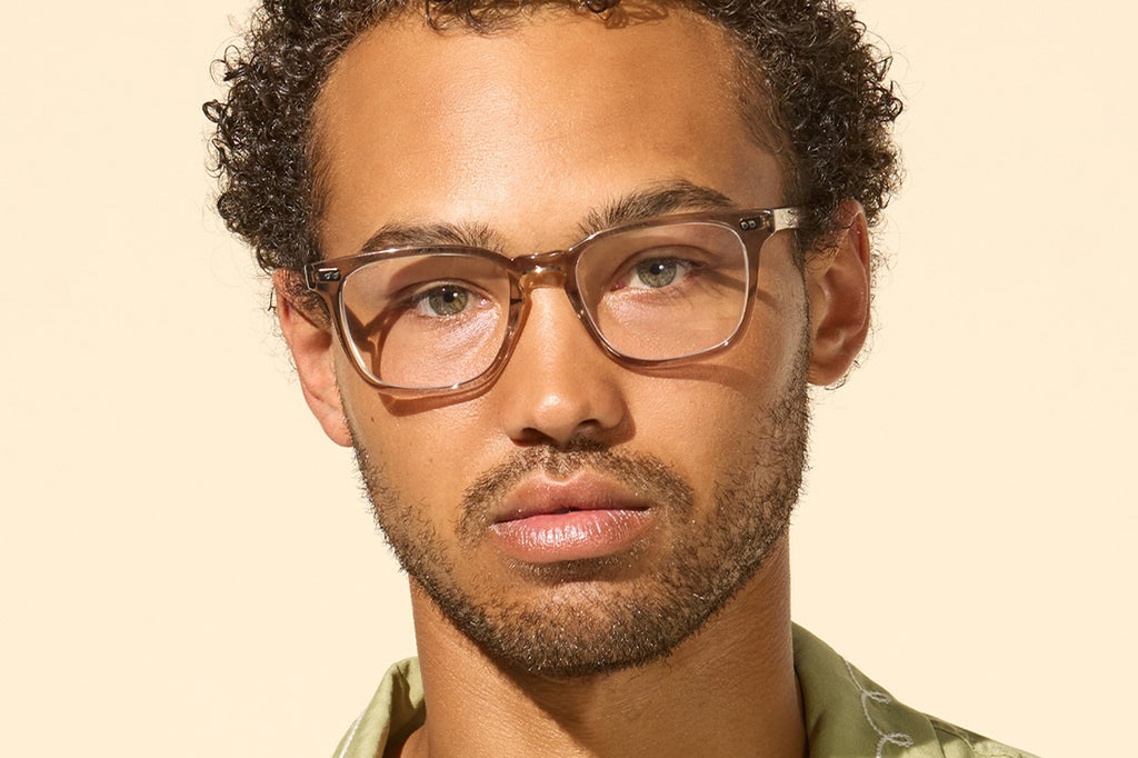 Garrett Leight - Earvin Eyeglasses Clay Crystal