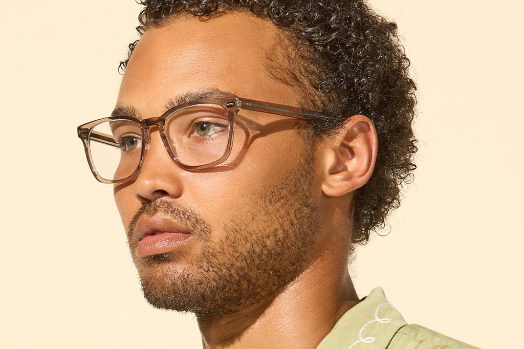 Garrett Leight - Earvin Eyeglasses Clay Crystal