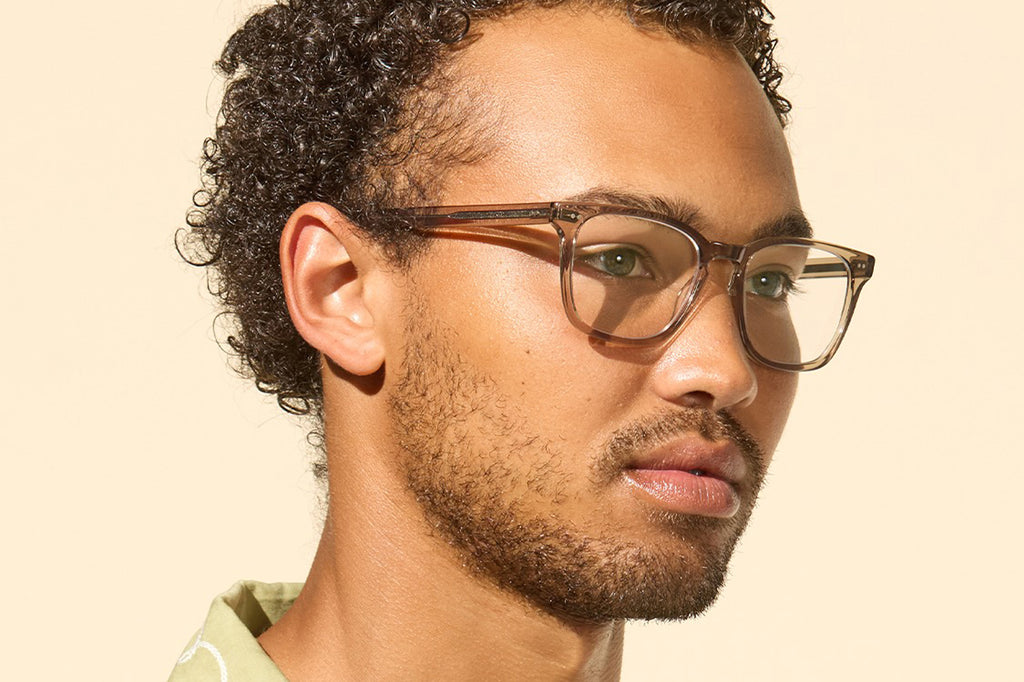 Garrett Leight - Earvin Eyeglasses Clay Crystal