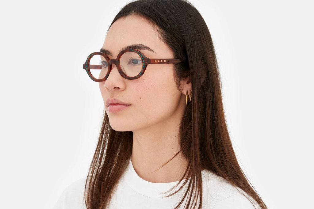 Marni® - Nakagin Tower Eyeglasses Blonde Havana