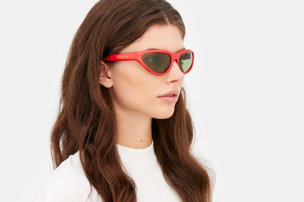 Marni® - Mavericks Sunglasses Solid Red