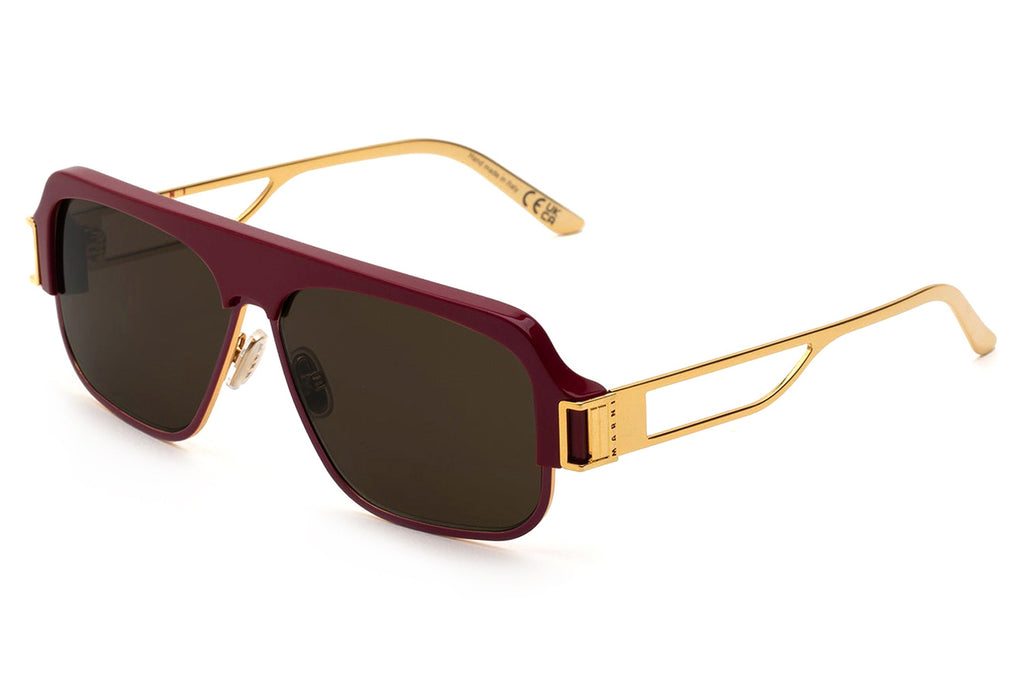 Marni® - Burullus Sunglasses Burgundy/Gold