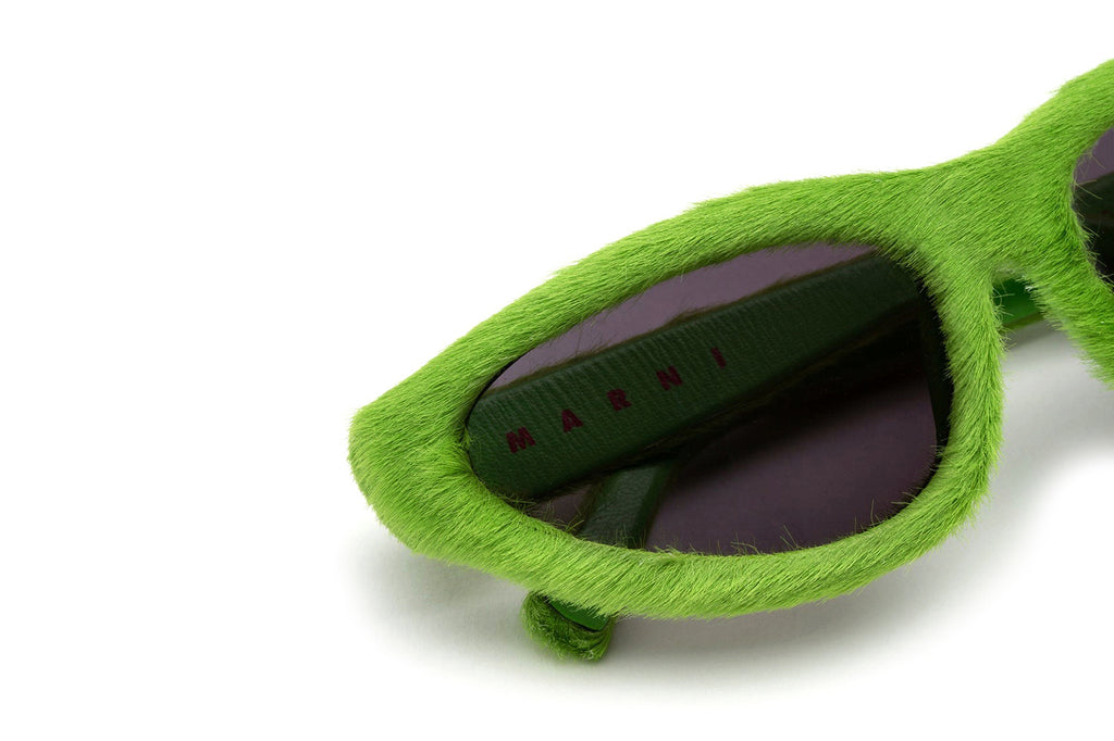 Marni® - Mavericks Sunglasses Furry Green