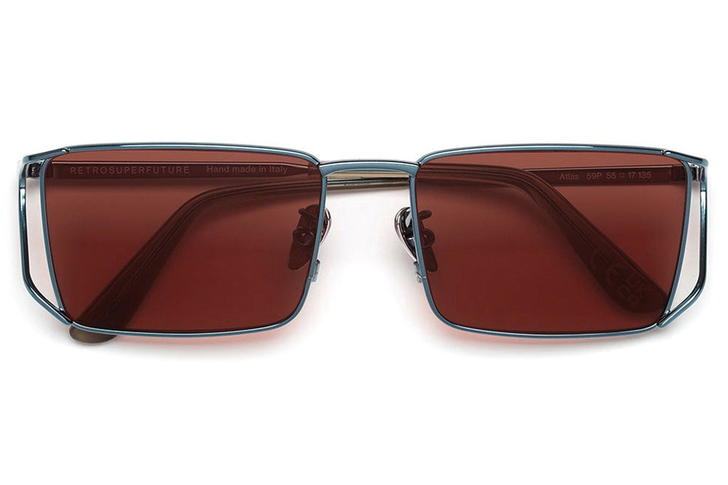 Retro Super Future® - Atlas Sunglasses Chromed Teal
