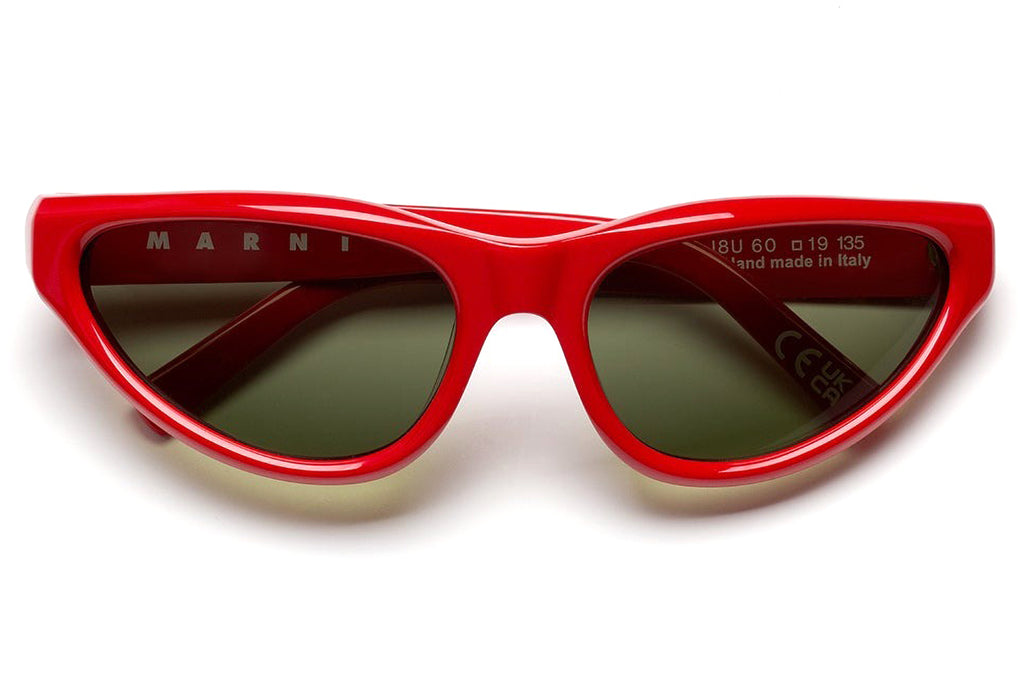 Marni® - Mavericks Sunglasses Solid Red