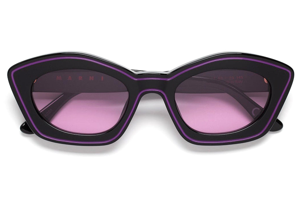 Marni® - Kea Island Sunglasses Black/Royal Purple