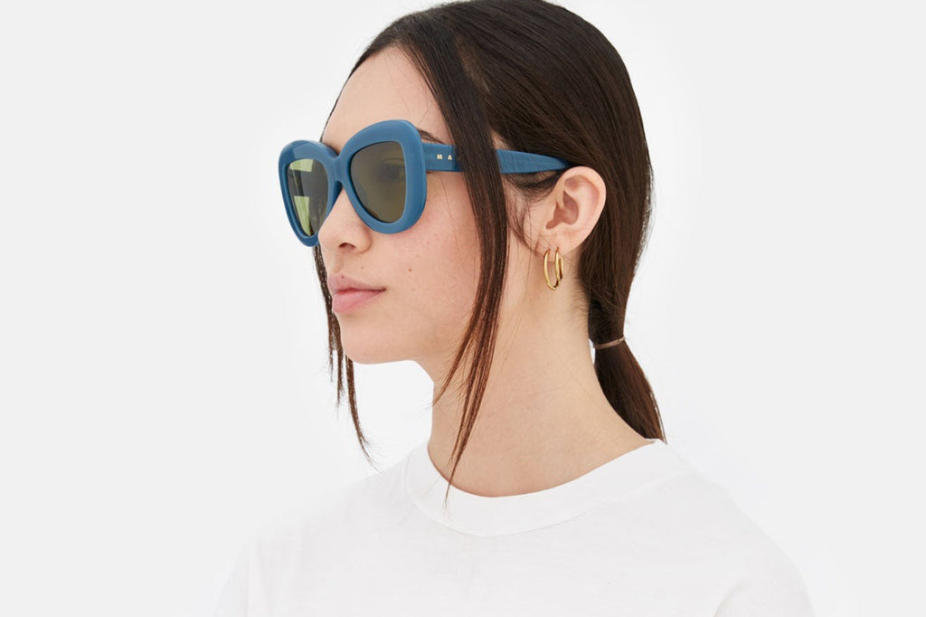 Marni® - Elephant Island Sunglasses Deep Blue