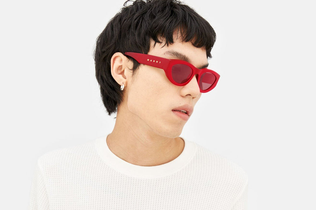 Marni® - Rainbow Mountains Sunglasses Crystal Red