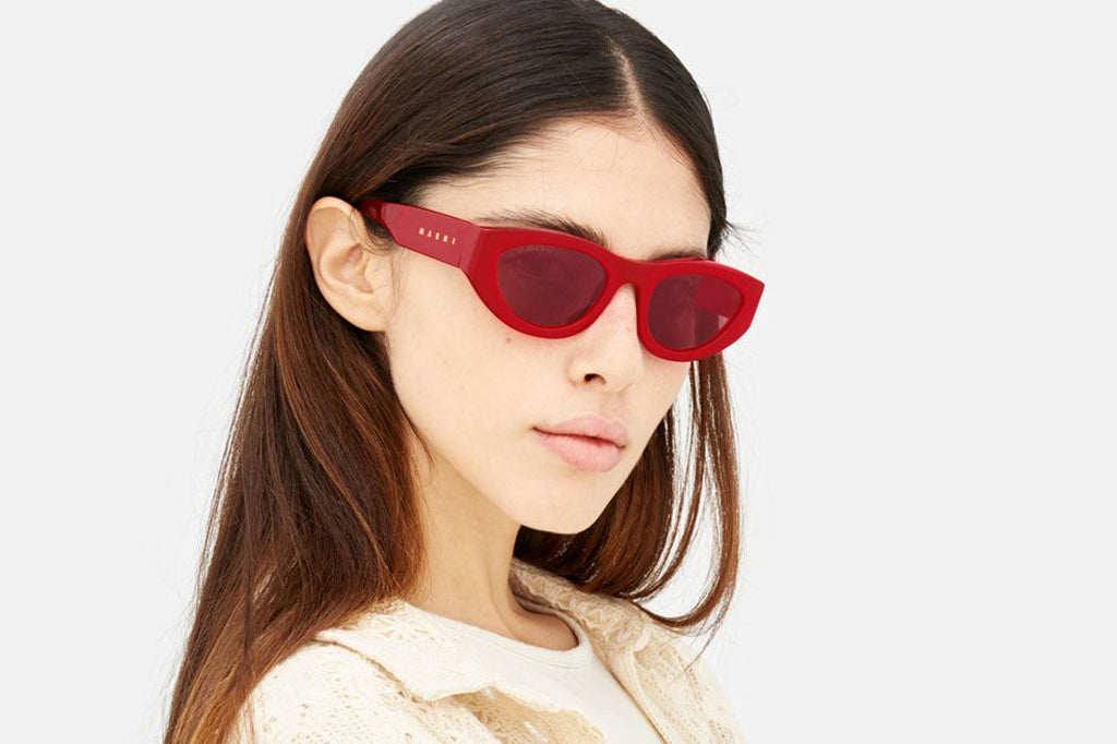 Marni® - Rainbow Mountains Sunglasses Crystal Red