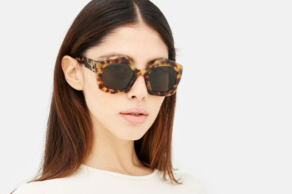 Marni® - Laughing Waters Sunglasses Vibrant Havana