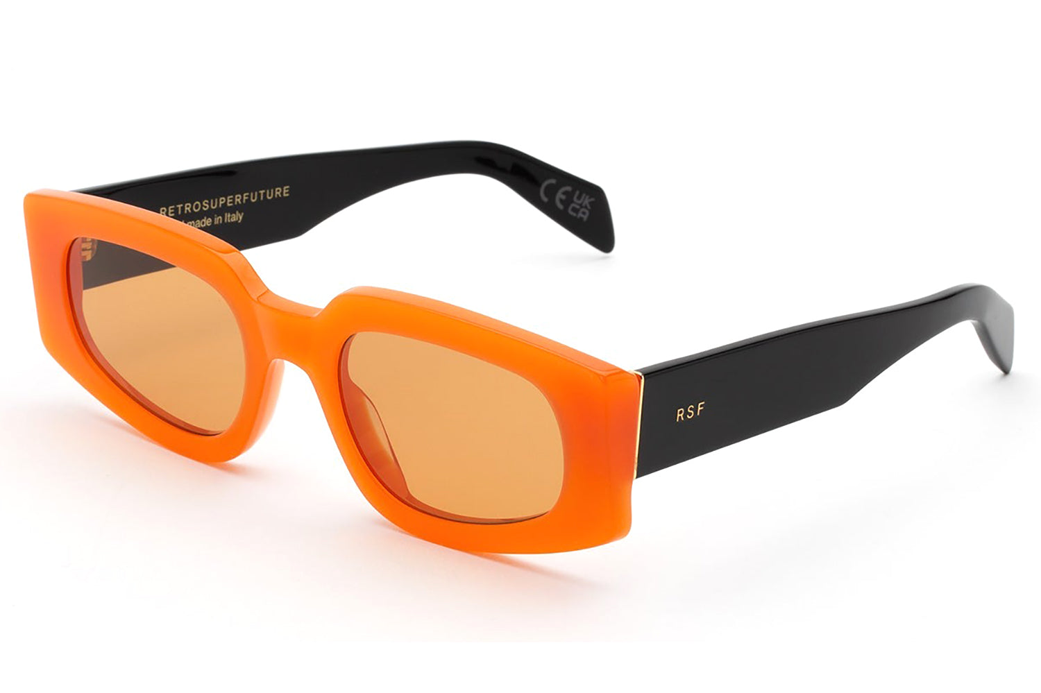 Retro Super Future Tetra Sunglasses | Oversized Rectangle Acetate