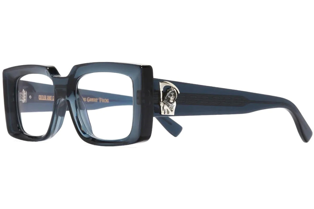 Cutler & Gross - The Great Frog Mini Reaper Eyeglasses Deep Blue Crystal