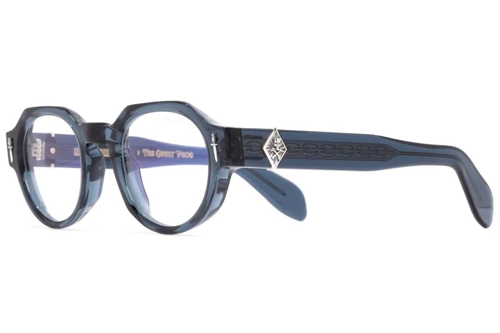 Cutler & Gross - The Great Frog Lucky Diamond I Eyeglasses Deep Blue