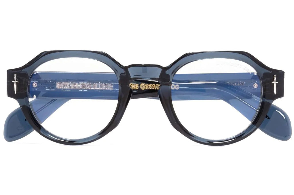 Cutler & Gross - The Great Frog Lucky Diamond I Eyeglasses Deep Blue