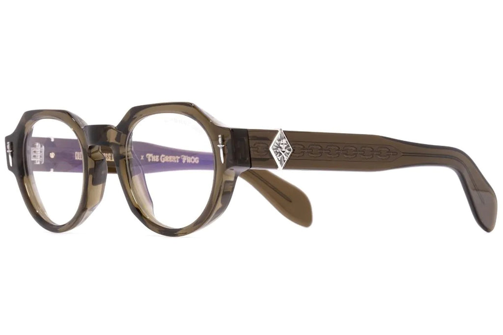 Cutler & Gross - The Great Frog Lucky Diamond I Eyeglasses Olive