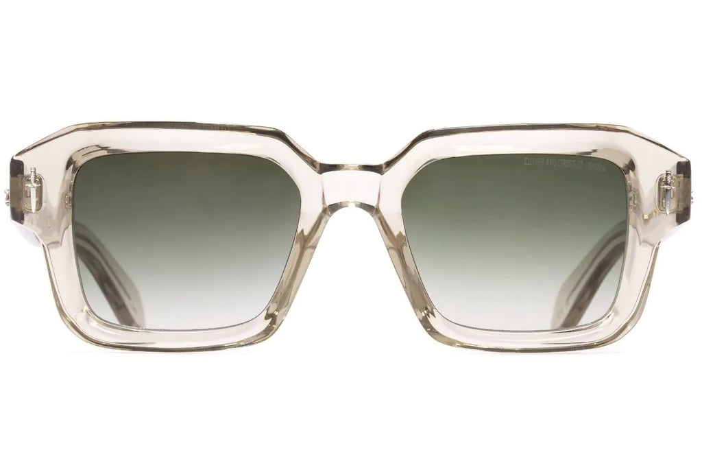 Cutler and Gross - The Great Frog Bones Link Sunglasses Sand Crystal