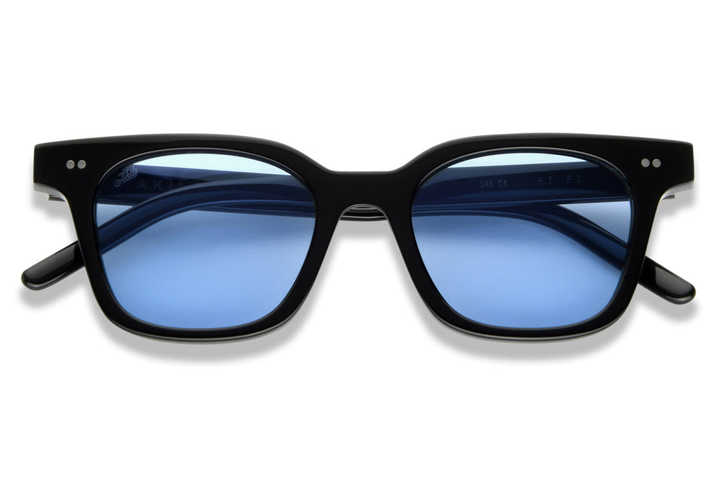 AKILA® Eyewear - Hi-Fi Sunglasses Black w/ Sky Blue Lenses
