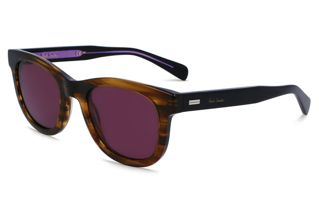 Paul Smith - Halons Sunglasses Striped Brown