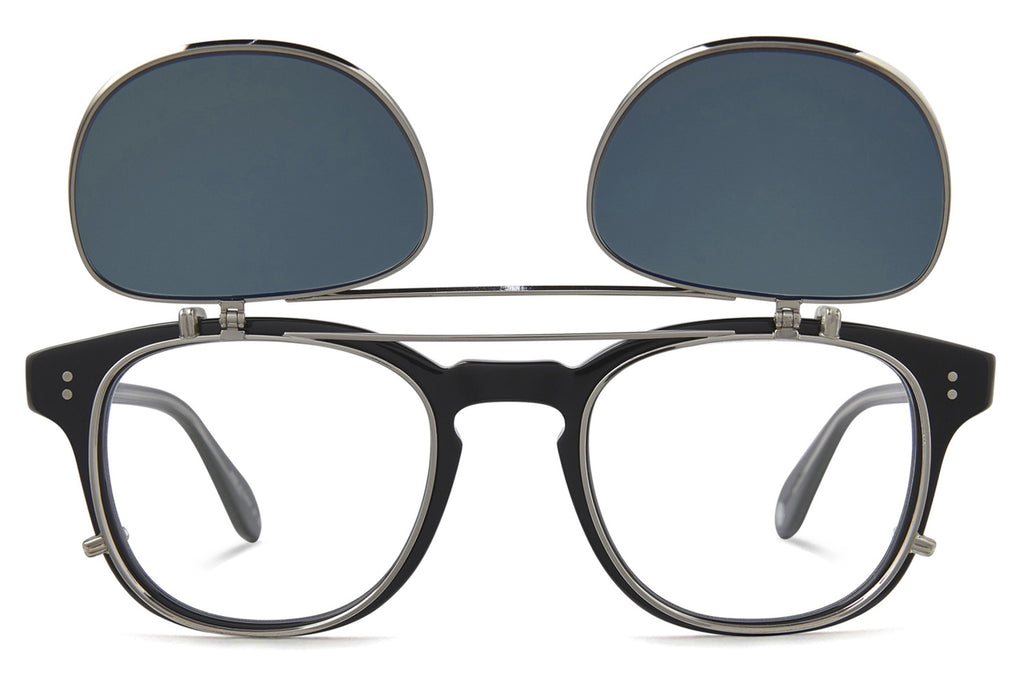 Garrett Leight - Langley Clip On Shades Silver with H20 Lenses