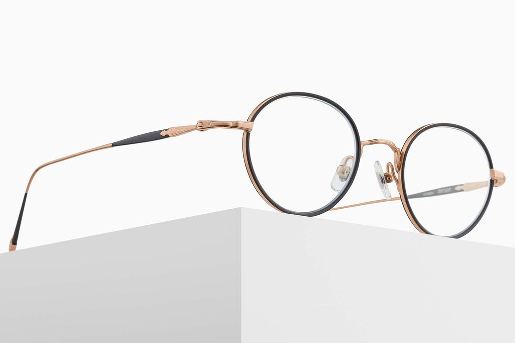 Matsuda - 10189H-I Eyeglasses Matte Rose Gold - Matte Black