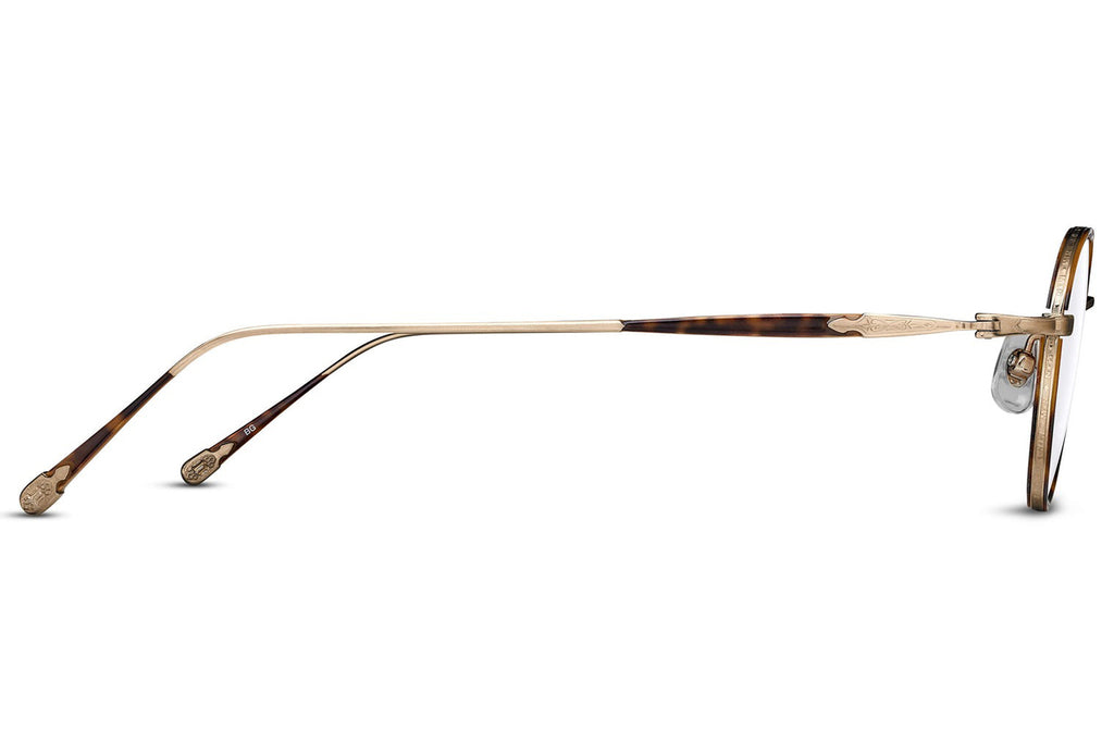 Matsuda - 10189H-I Eyeglasses Brushed Gold - Demi