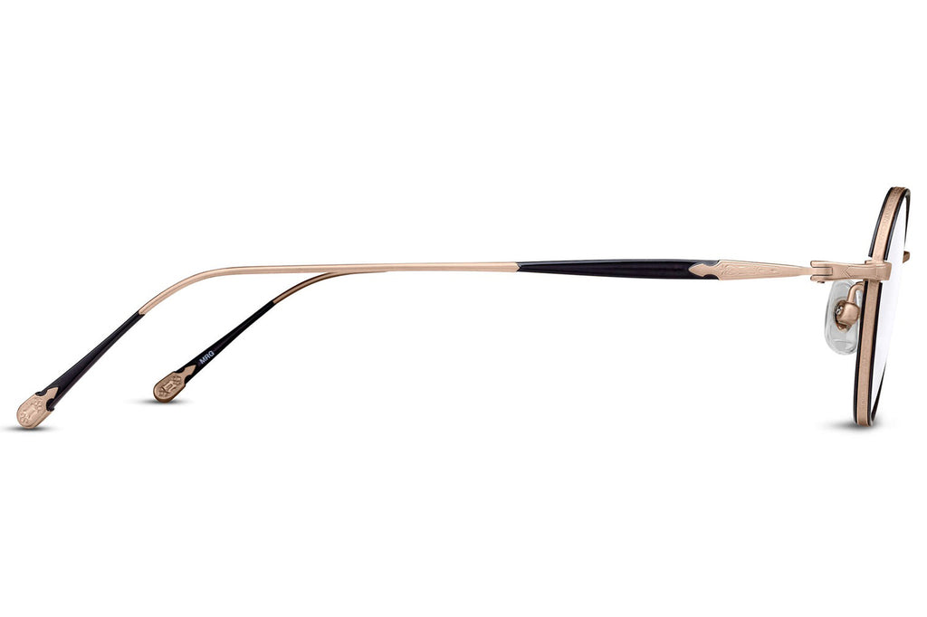 Matsuda - 10189H-I Eyeglasses Matte Rose Gold - Matte Black
