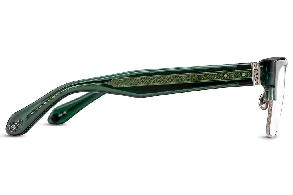 Matsuda - M2071 Eyeglasses Bottle Green - Antique Silver