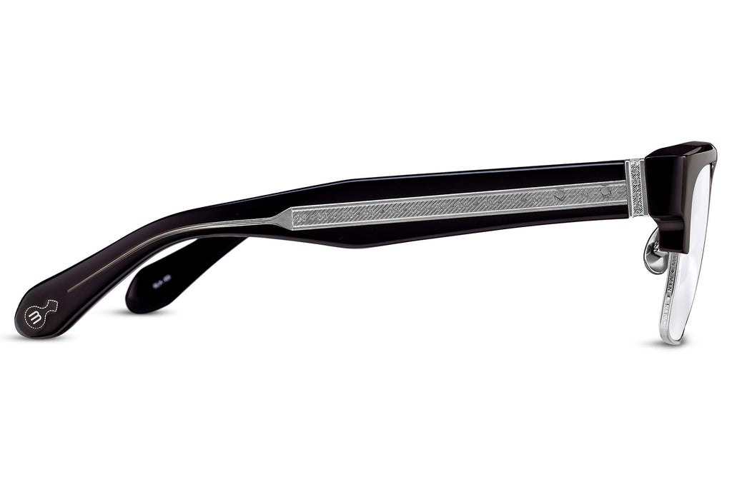Matsuda - M2071 Eyeglasses Black - Brushed Silver