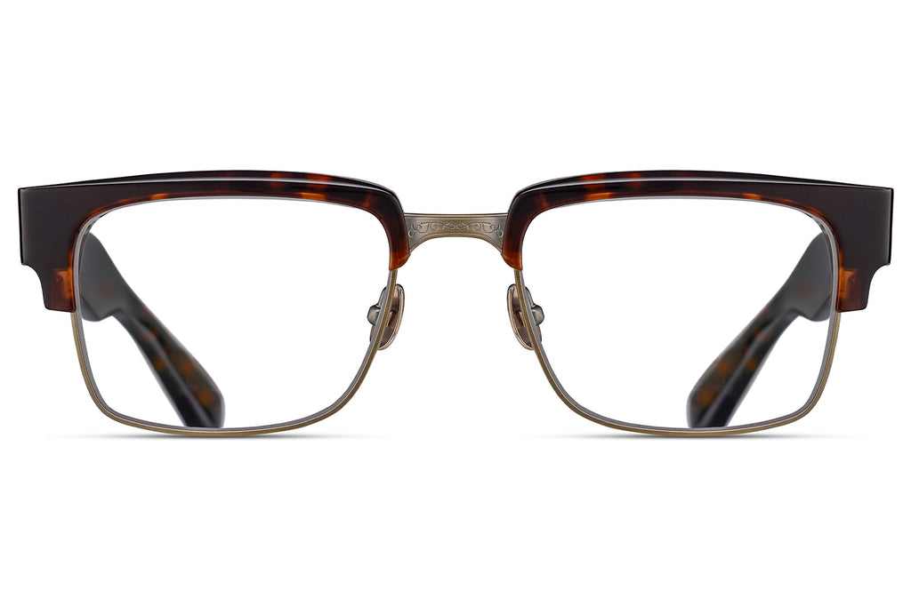 Matsuda - M2071 Eyeglasses Dark Tortoise - Antique Gold
