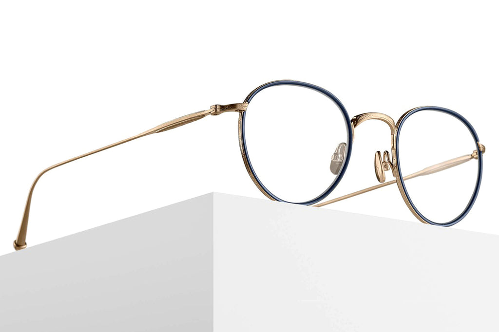 Matsuda - M3085 Eyeglasses Brushed Gold - Navy