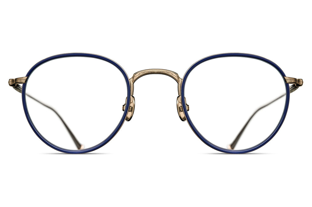 Matsuda - M3085 Eyeglasses Brushed Gold - Navy
