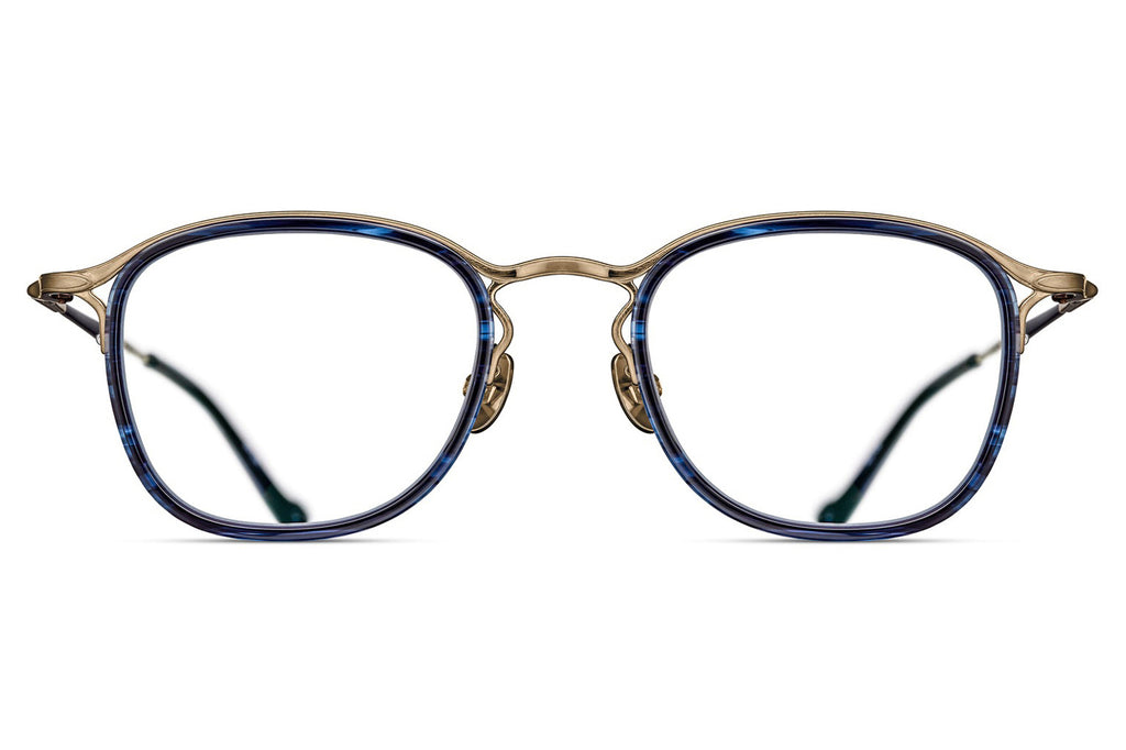 Matsuda - M3118 Eyeglasses Blue Demi - Brushed Gold