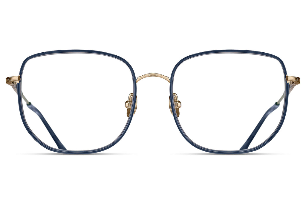 Matsuda - M3158 Eyeglasses Brushed Gold - Navy
