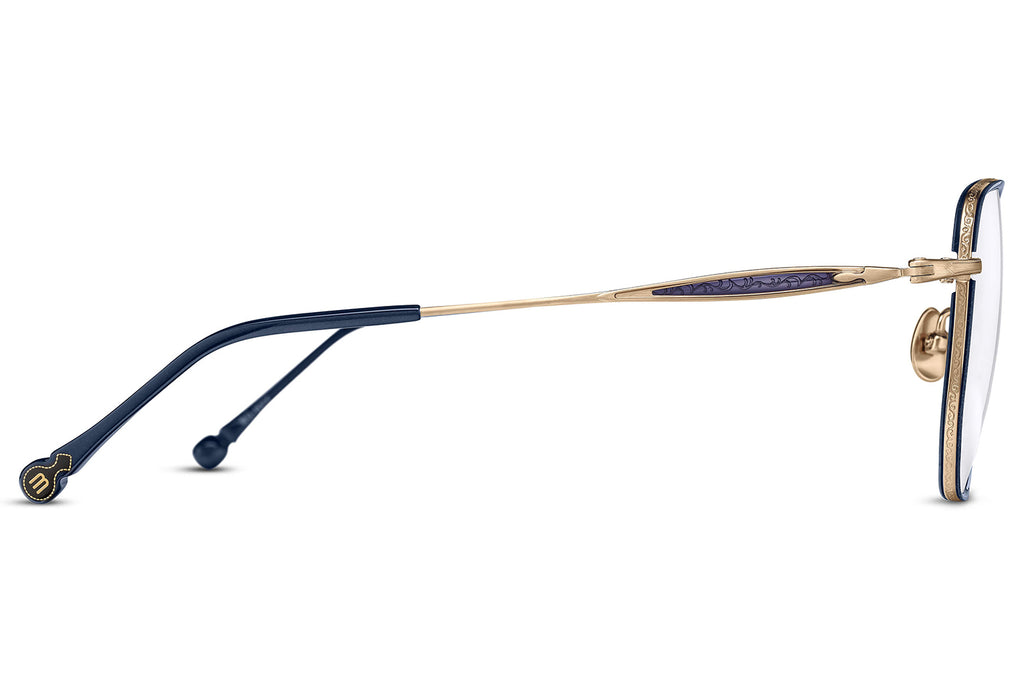 Matsuda - M3158 Eyeglasses Brushed Gold - Navy