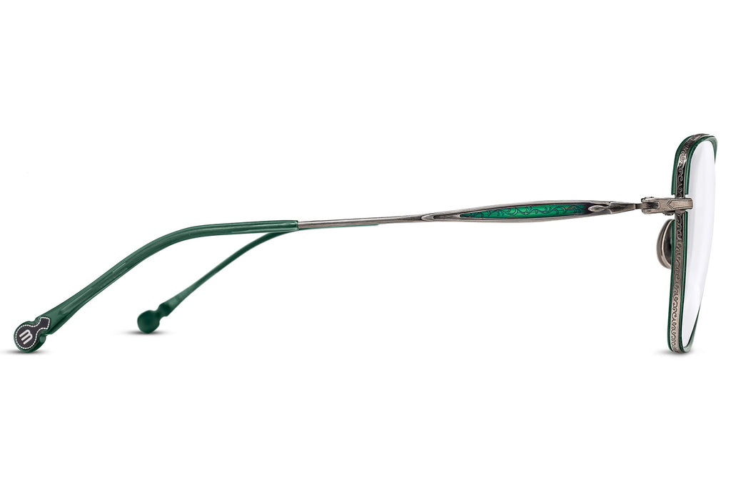 Matsuda - M3159 Eyeglasses Antique Silver - Matte Bottle Green
